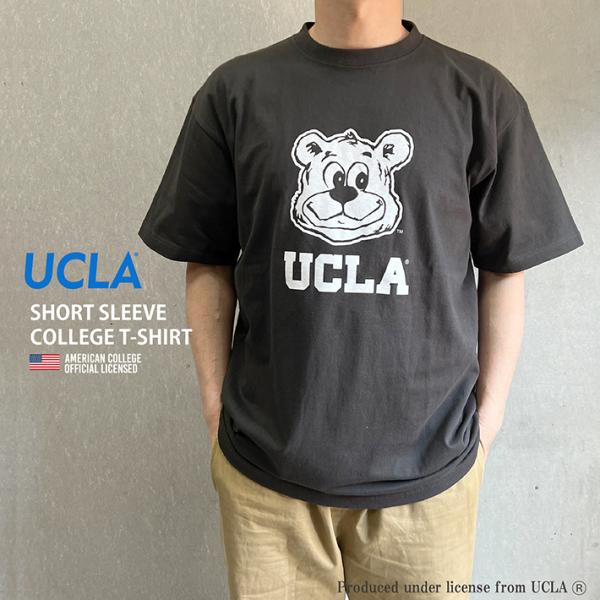UCLA ユーシーエルエー 半袖 College T-Shirt カレッジ Tシャツ 5.6oz ダ...