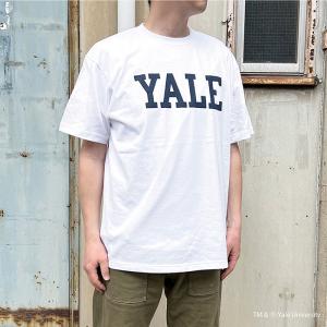 YALE大学 イェール カレッジプリントTシャツ カレッジ ロゴ アメカジ アイビーリーグ カジュアル アウトドア メンズ レディース ブランド｜activegeneration