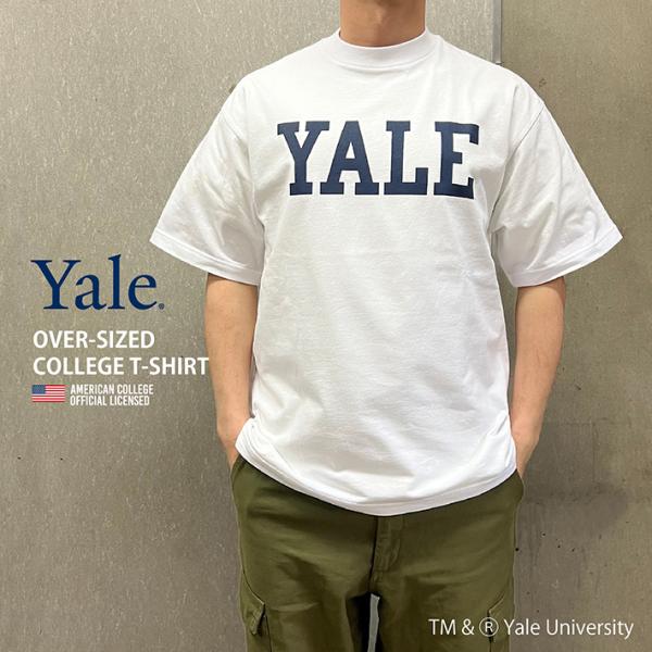 YALE イェール Over-Sized College T-Shirt ビッグシルエット カレッジ...