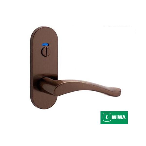 送料無料 美和ロック ＭＩＷＡ レバーハンドル ＺＬＴ９０２１１−８ 表示錠 アルミ合金製 ブロンズ...