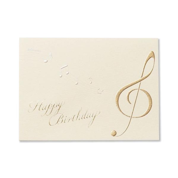 G.C.PRESS　カード　レッテラ　デッラ　ムジカ　 BIRTH　004-66｜文房具 誕生日カー...