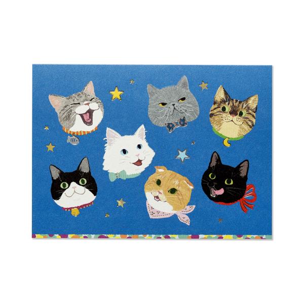 G.C.PRESS　ミニカード　多目的　ＮＥＫＯ　011-77｜文房具 メッセージカード サンキュー...