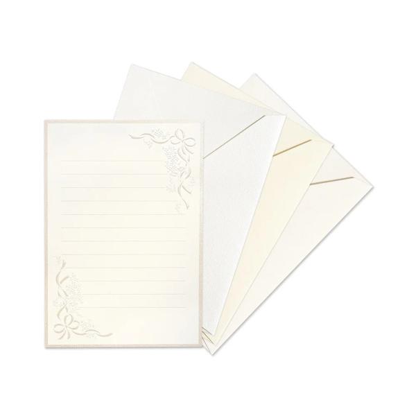 G.C.PRESS　メッセージレターセット　アンリュバンドゥー　ヨコ罫　031-17｜文房具 結婚 ...