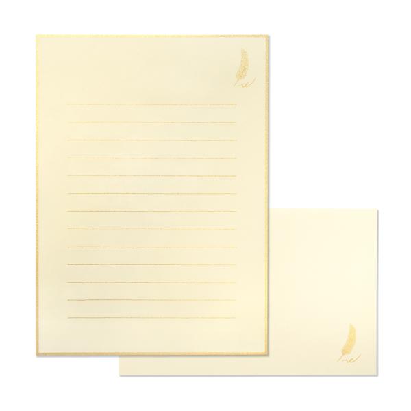 G.C.PRESS　ミニレターセット　マイレターペーパー　ゴールド　031-54｜文房具 ゴールド ...