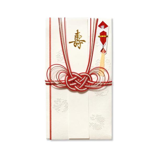 G.C.PRESS　祝儀袋　寿　花丸文　中　041-02