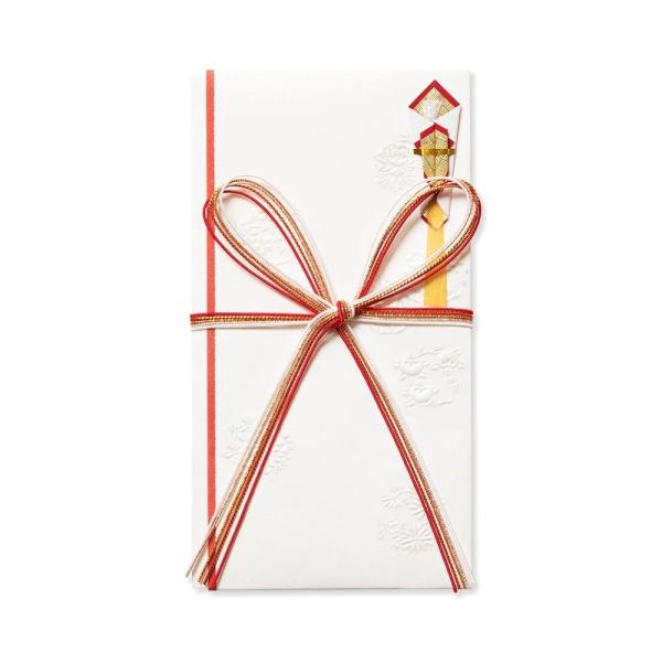 G.C.PRESS　祝儀袋　御祝　花丸文　シルク　花結び　041-05