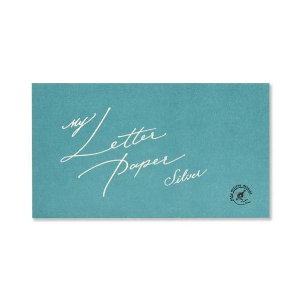 G.C.PRESS　一筆箋　Ｍｙ　Ｌｅｔｔｅｒ　Ｐａｐｅｒ　ｓｉｌｖｅｒ　095-21