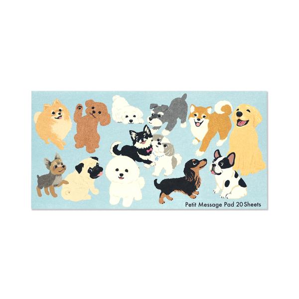 G.C.PRESS　プチメッセージパッド　マイドッグ　095-25｜便箋 一筆箋 犬 いぬトイプード...