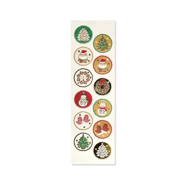 G.C.PRESS　シール　プレジール　ドゥ　ノエル　Ｓ　123-18｜文房具 クリスマス ツリー ...