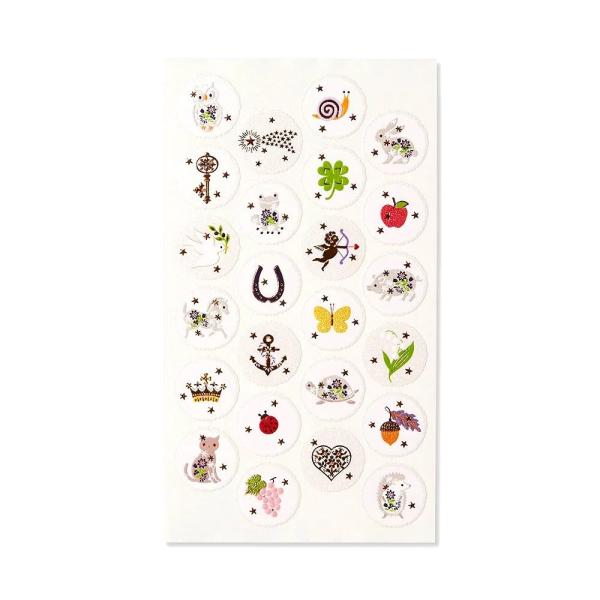 G.C.PRESS　シール　プレジール　ポルト　ボヌール　132-23｜文房具 デコレーション ラッ...