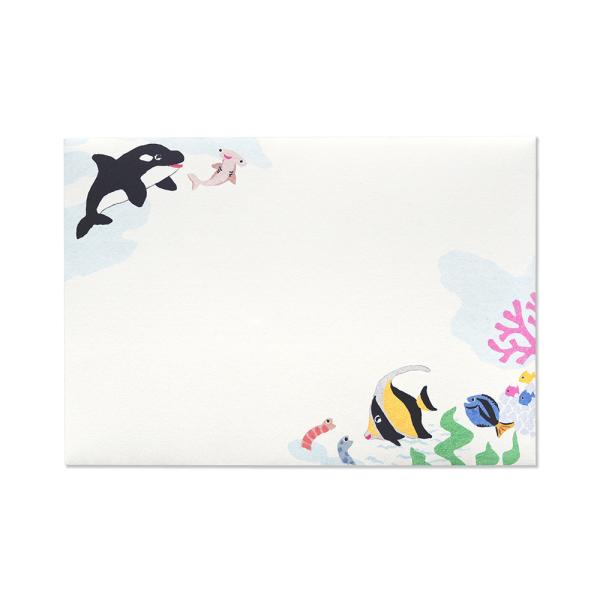 G.C.PRESS　ミニレターパッド封筒　ストーリー　オブ　ザ　シー　304-17｜文房具 レターセ...