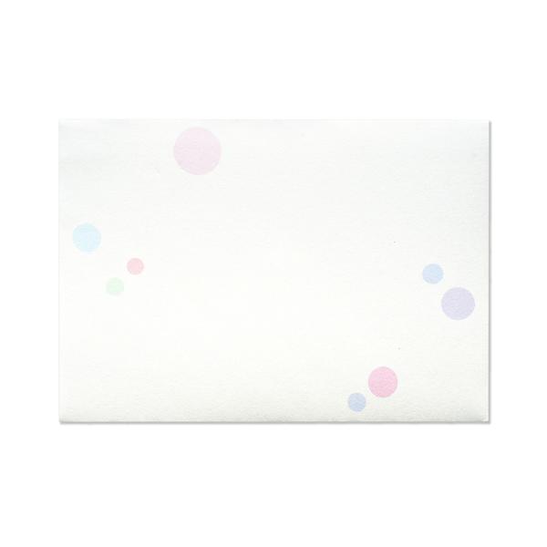 G.C.PRESS　封筒　ポルカドット　307-47｜文房具 レターセット 水玉柄