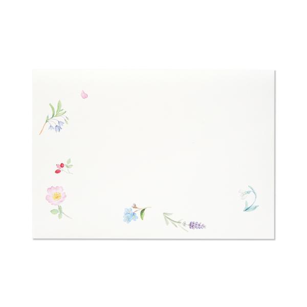 G.C.PRESS　封筒　ブルーメン　308-51｜文房具 レターセット 手紙 花柄