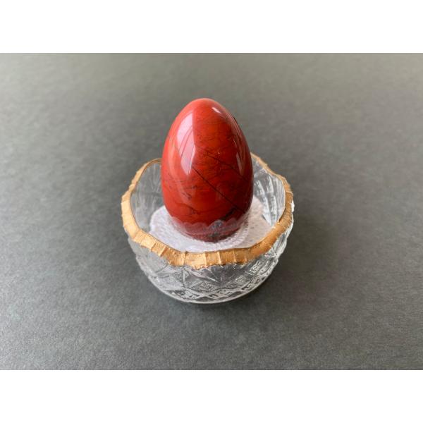 ヨニエッグ レッドジャスパー 穴なしタイプ(M)