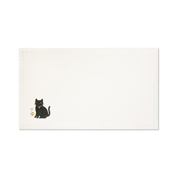G.C.PRESS　封筒　キャット　503-47｜文房具 レターセット 手紙 猫 エンボス加工 縁起...
