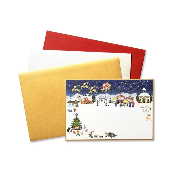 G.C.PRESS　ショートメッセージカードセット　ハートフルクリスマス　552-31