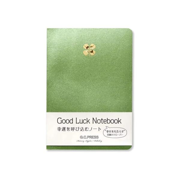G.C.PRESS　デザインノート　Ｂ６　四葉のクローバー　751-00｜文房具 ラッキーシンボル ...