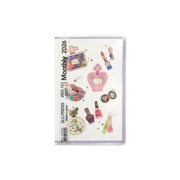 G.C.PRESS　2026ダイアリー　月間　ポケット　コスメ　LIKE IT!　760-31｜手帳...