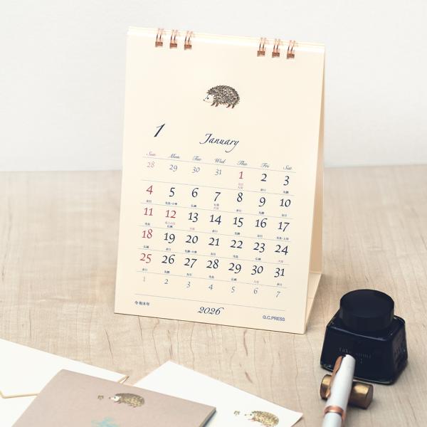 G.C.PRESS　2026カレンダー　ラッキーシンボル　卓上専用　803-67｜2025カレンダー...
