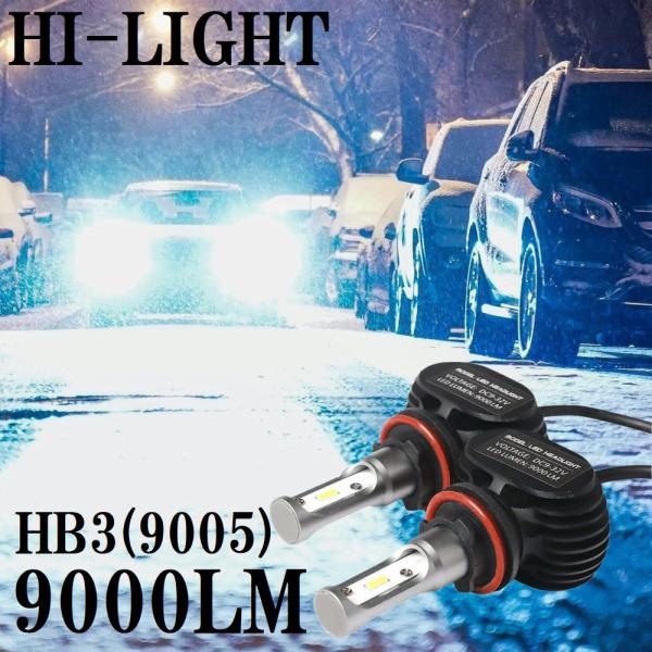 CR-Z.CRZ HB3 LED ハイビーム LED化 車検対応 明るい 9000LM ホワイト L...