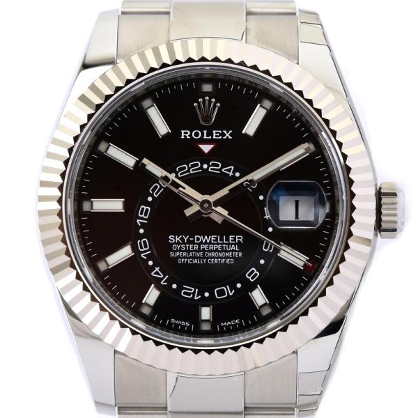 ロレックス スカイドゥエラー 326934 ランダム SS×K18WG ステンレス ホワイトゴールド...