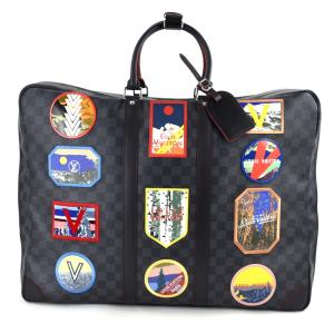 ルイヴィトン 旅行用バッグ スーツケース ダミエグラフィット LVアルプス シリウス55 N40056 ワッペン マルチカラー メンズ アクトワン｜actone