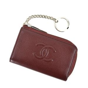 CHANEL（シャネル） 財布 キャビアスキン 二つ折り ミニ財布