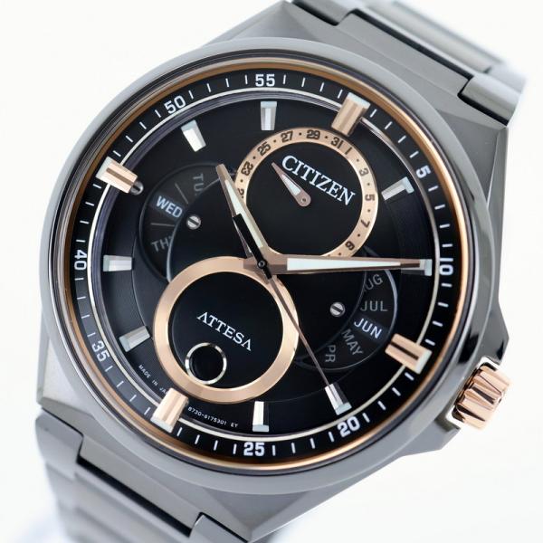 シチズン アテッサ ACT Line エコドライブ リングソーラー トリプルカレンダー ムーンフェイ...