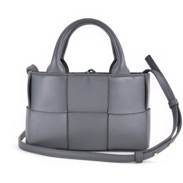 ボッテガヴェネタ バッグ レディース マキシイントレチャート キャンディー アルコトートバッグ レザ...