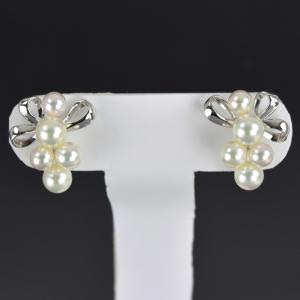 MIKIMOTO（ミキモト） ペンダントトップ 18金 K18WG ホワイトゴールド