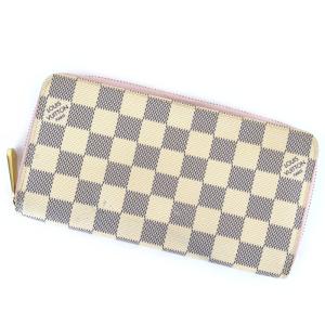 美品 ルイヴィトン ジッピーウォレット アズール 長財布 ラウンドファスナー LOUIS VUITTON ルイ ヴィトン ラウンドファスナー長財布 ダミエ