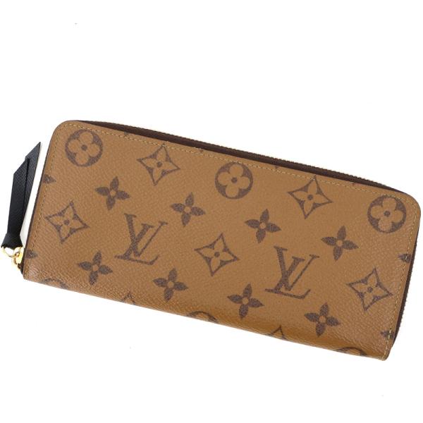 ルイヴィトン 財布 モノグラム・リバース ポルトフォイユ・クレマンス M82336 ラウンドファスナ...
