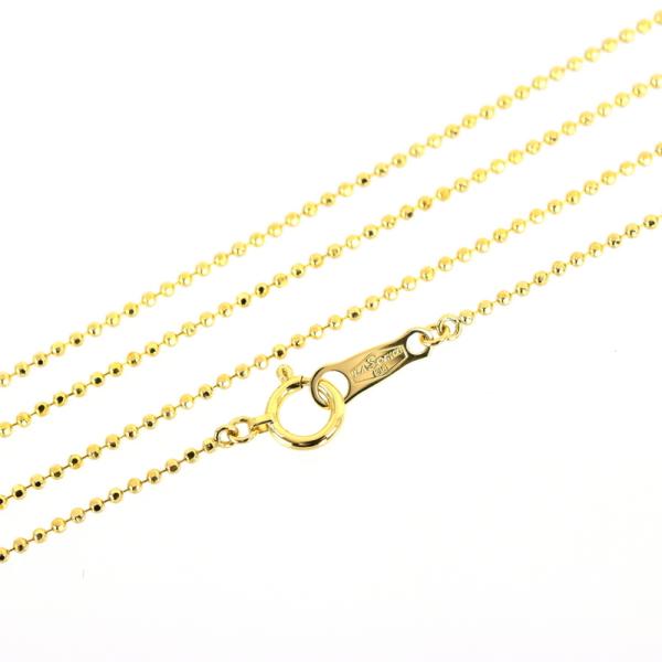 ラソマ ネックレス レディース チェーンネックレス 18金 18k イエローゴールド 41.5cm ...