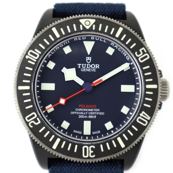 チューダー ぺラゴス FXD 時計 メンズ M25707KN-0001 マットブルー文字盤 カーボン...