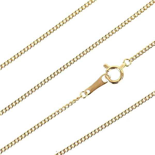 ネックレスチェーン 50cm K18YG 18金 イエローゴールド デザインチェーン 1.0g メン...