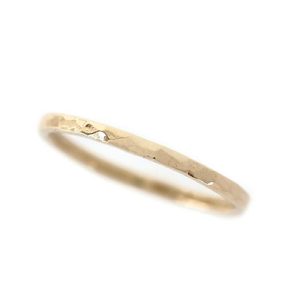 アガット 指輪 10金 レディース ピンキーリング 3号 K10YG イエローゴールド ファッション...