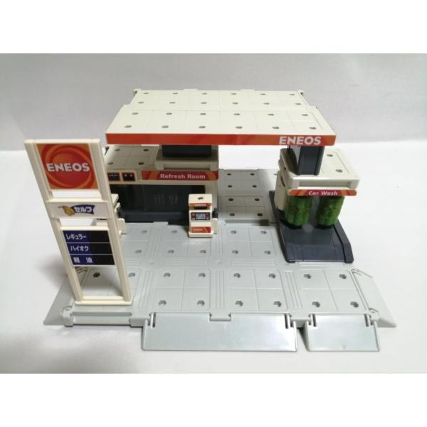 タカラトミー　ビルドシティ　ガソリンスタンド　ENEOS