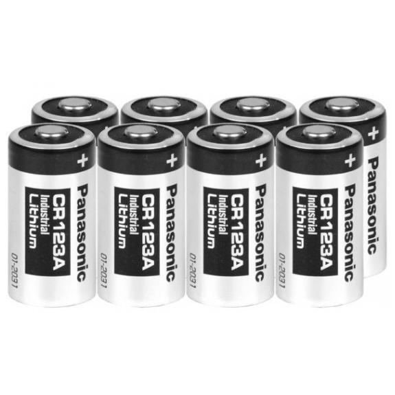 Panasonic CR123A リチウム電池 1550mAh　[並行輸入品]　８本セット