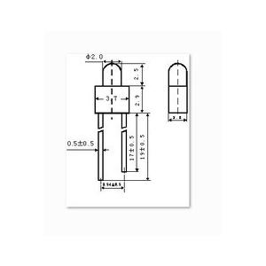 珍しい形のLEDです 先端球形 珍しい 凸型L...の詳細画像1