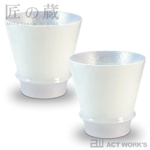 匠の蔵 至高の焼酎グラス -パール- ×同色2個セット ロック 水割り お湯割り 茶碗蒸し デザート...