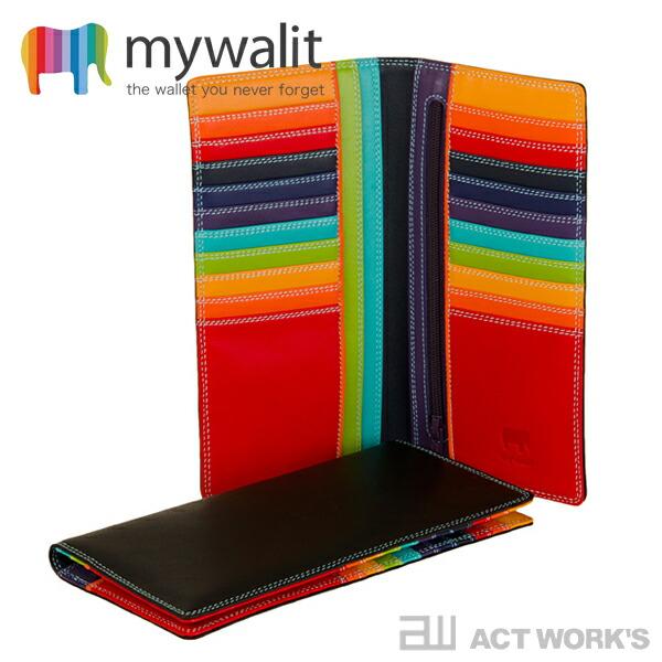 全8色 mywalit 二つ折り長財布 MY213 小銭入れ ロングウォレット レザー 皮革 札入れ...