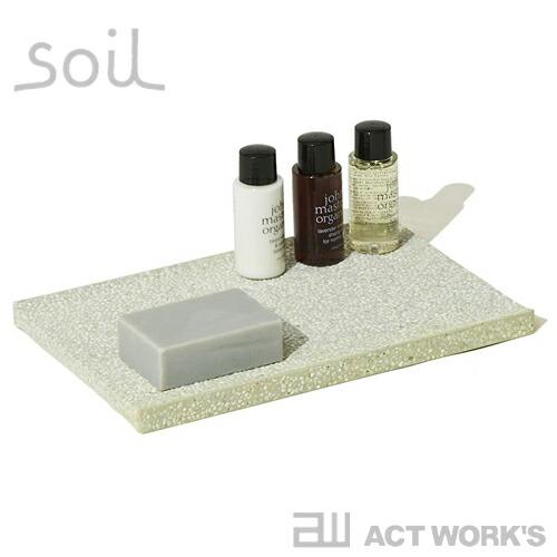 全4色 Soil アメニティートレイ amenity tray 珪藻土 ソイル 小物 水滴 しずく ...