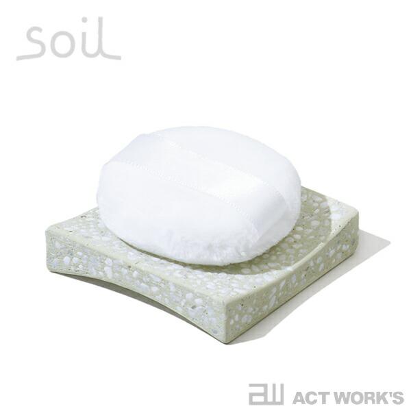全3色 Soil パフトレイ（S）PUFF TRAY S 珪藻土 ソイル スポンジ 水滴 しずく 置...