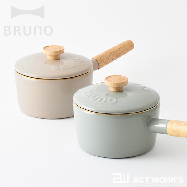 BRUNO×富士琺瑯 ホーロー 片手鍋 16cm ブルーノ ブルーノ イデアレーベル イデアインター...