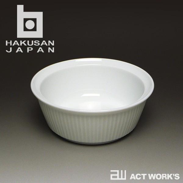 白山陶器 よしず彫 小鉢 13×13×5cm 白磁 阪本やすき 波佐見焼 食器 ディナー パーティー...