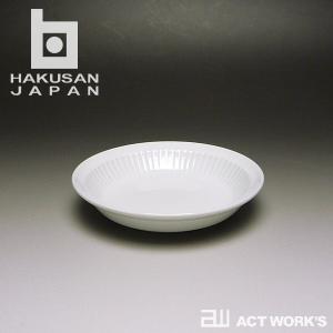重ね縞 白山陶器 波佐見焼 角皿 反角多用皿 HAKUSAN 21×21cm