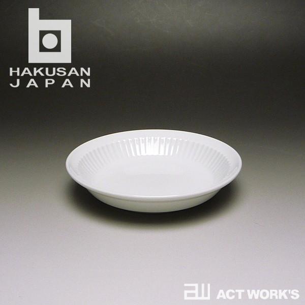 白山陶器 よしず彫 小皿 11×11cm 白磁 阪本やすき 波佐見焼 食器 ディナー パーティー 丸...