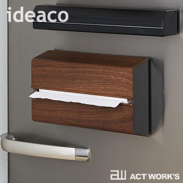 ideaco ウォールPT  ウッドパターン WALL PT WOOD（木目調） ペーパータオルケー...