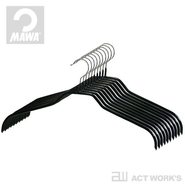 MAWA レディースハンガー 10本組 マワハンガー ドイツ ノンスリップコーティング スリムハンガ...