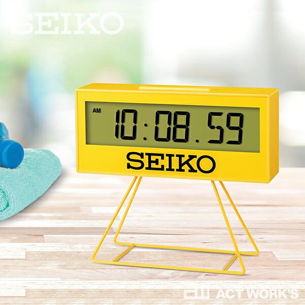SEIKO スポーツミニタイマークロック SQ817Y セイコー  インテリア オフィス 置時計  ...